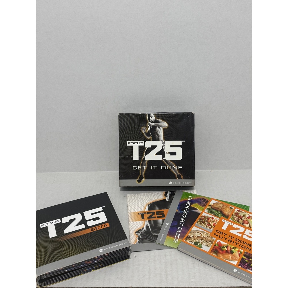 Beachbody Focus T25 Shaun T Workout DVD Set Alpha Beta Nutrition T25PKG6101US